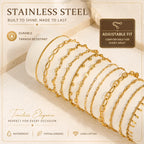 18K Gold Plated Stackable Bracelet