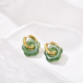 Flower Resin Acrylic Earrings