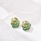 Flower Resin Acrylic Earrings