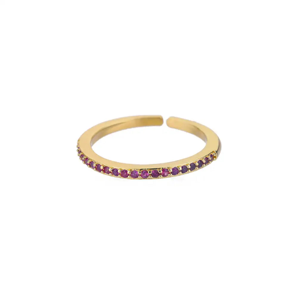 Mini Zircon Ring Adjustable