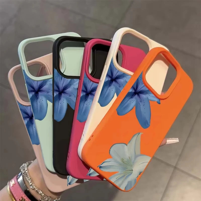 Elegant Lily Lichee Pattern Phone Case