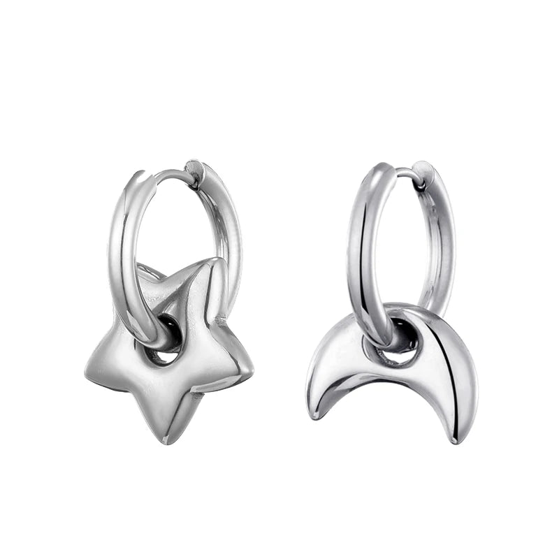 Heart&Star Hoop Earrings