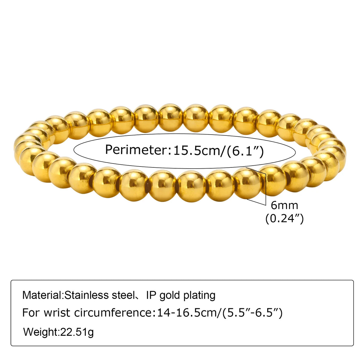 Gold Plated Chunky Stainless Steel Bracelet