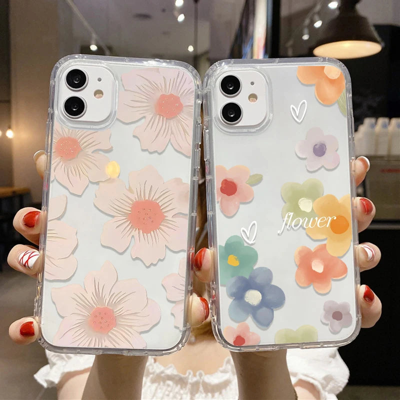 Sunflower Clear Phone Cases