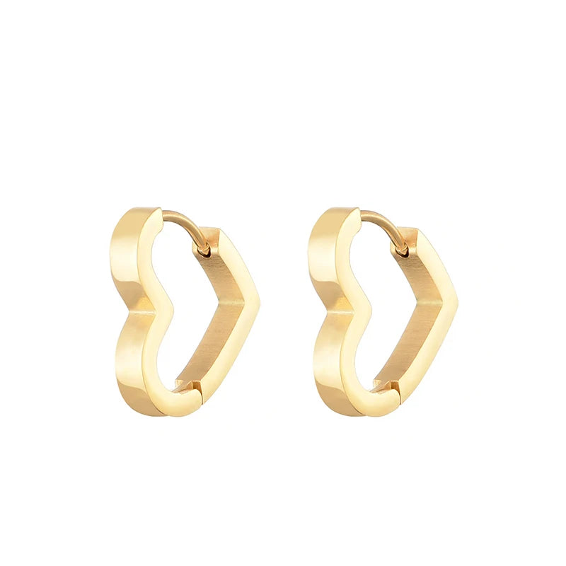 Hoop Earrings Star Oval Rectangle Round Triangle