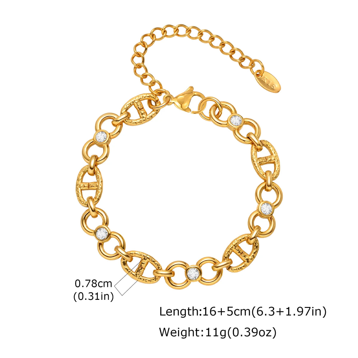 18K Gold Plated Elegant Bracelet