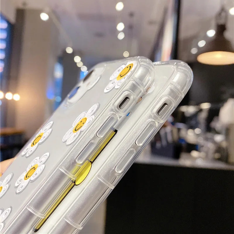 Sunflower Clear Phone Cases