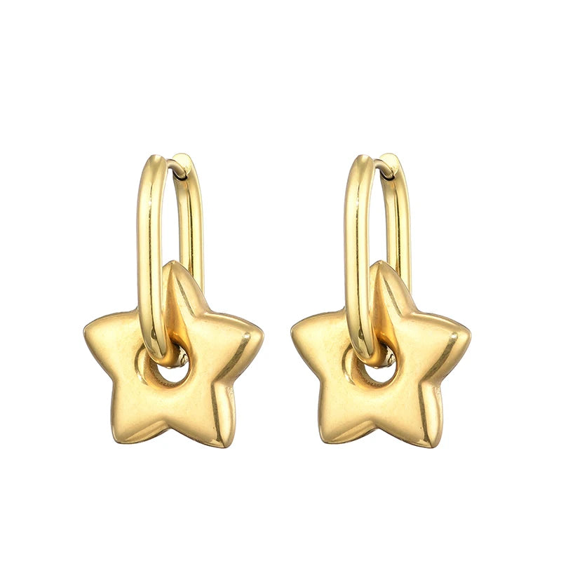 Heart&Star Hoop Earrings