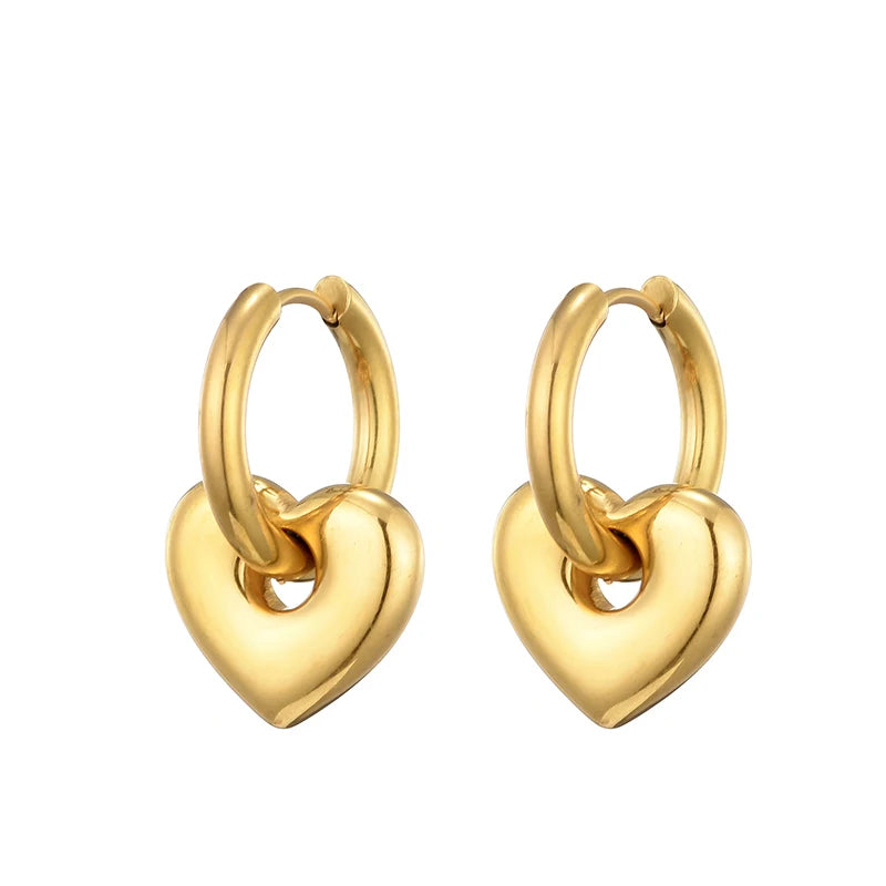 Heart&Star Hoop Earrings