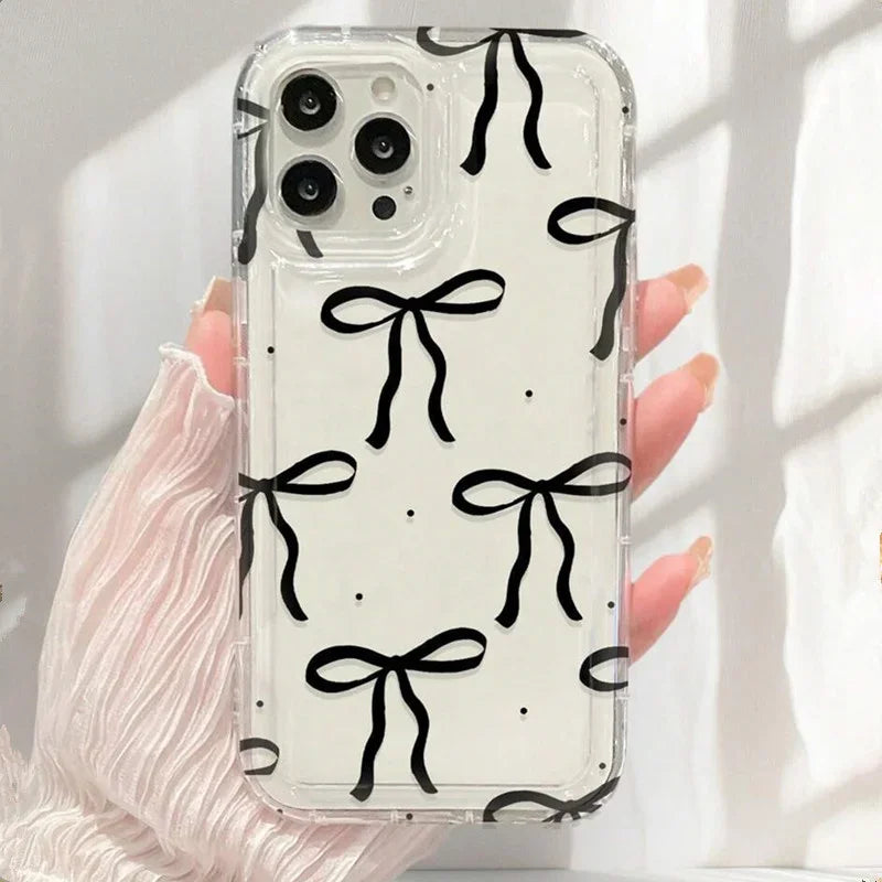 Cute Heart Bow Case for