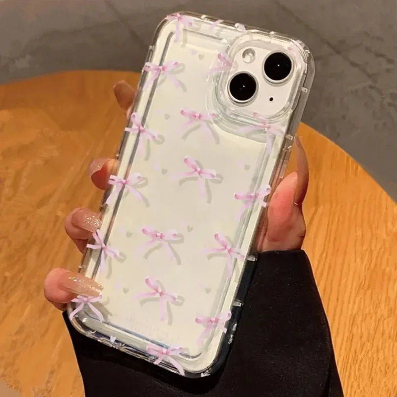 Cute Heart Bow Case for