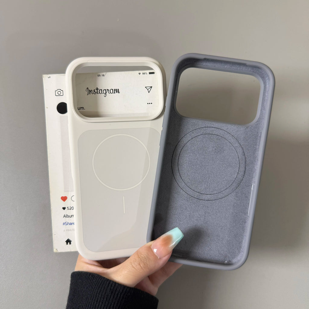 Liquid Silicon Magsafe Case For iPhone