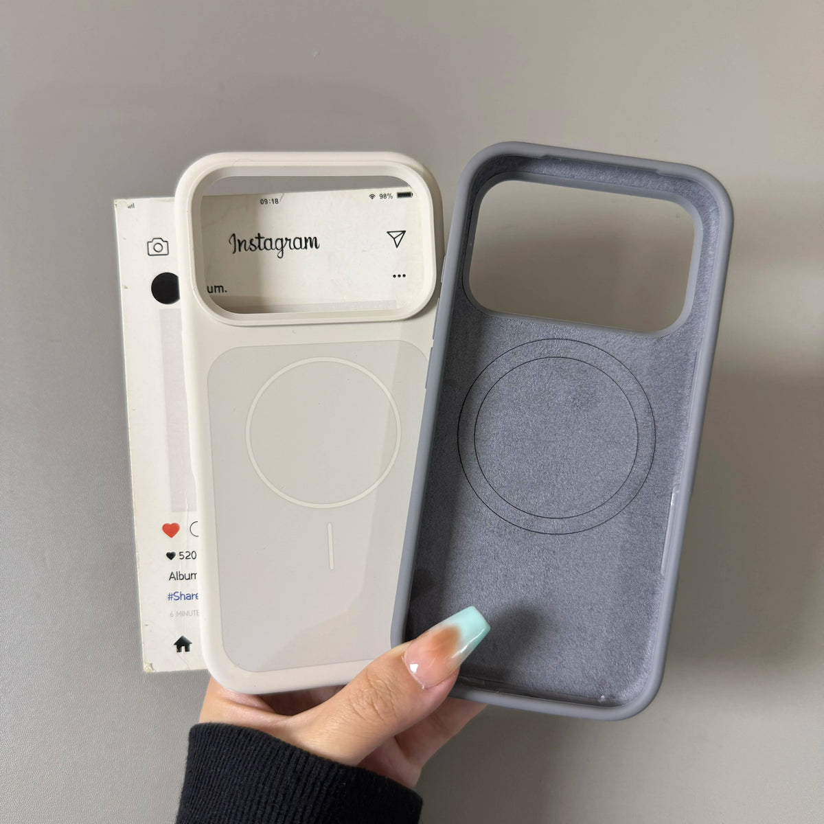 Liquid Silicon Magsafe Case For iPhone