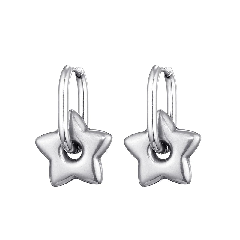 Heart&Star Hoop Earrings