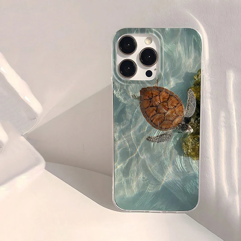 Sea Turtle Beach Pattern Phone Case For Samsung