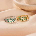 Leaf Open Adjustable Ring