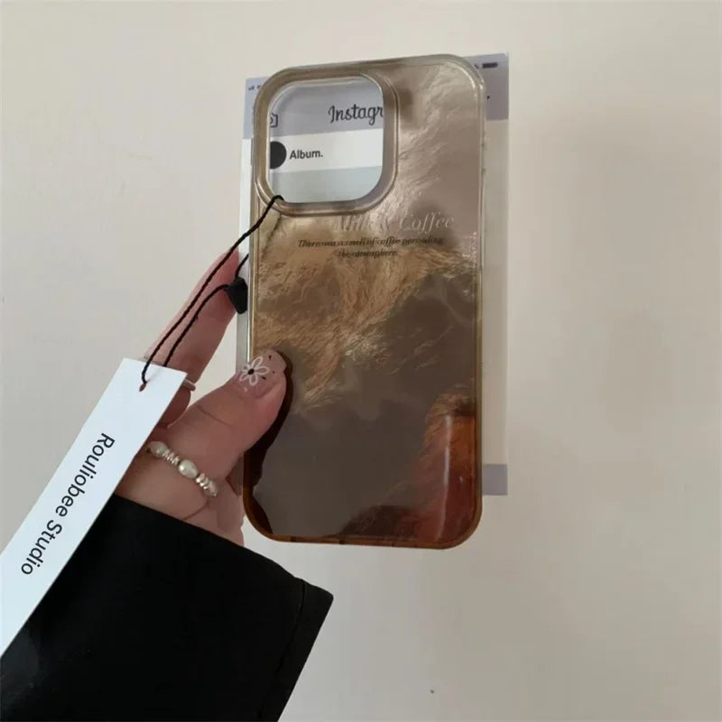 Coffee Color Blending Gradient Phone Case