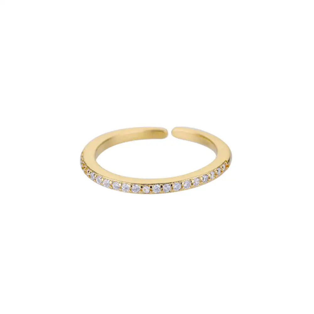 Mini Zircon Ring Adjustable