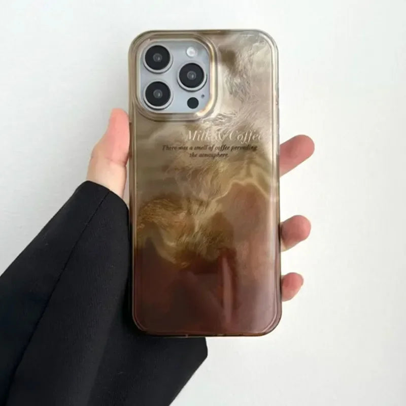 Coffee Color Blending Gradient Phone Case