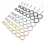 Round Hoop Earrings