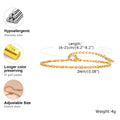 18K Gold Plated Stackable Bracelet
