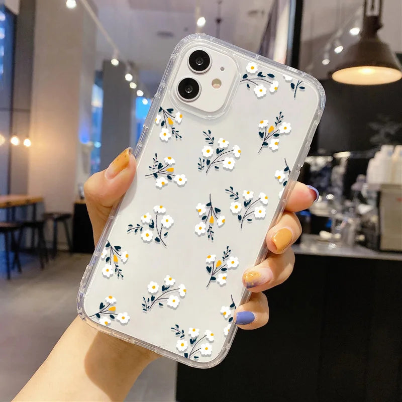 Sunflower Clear Phone Cases