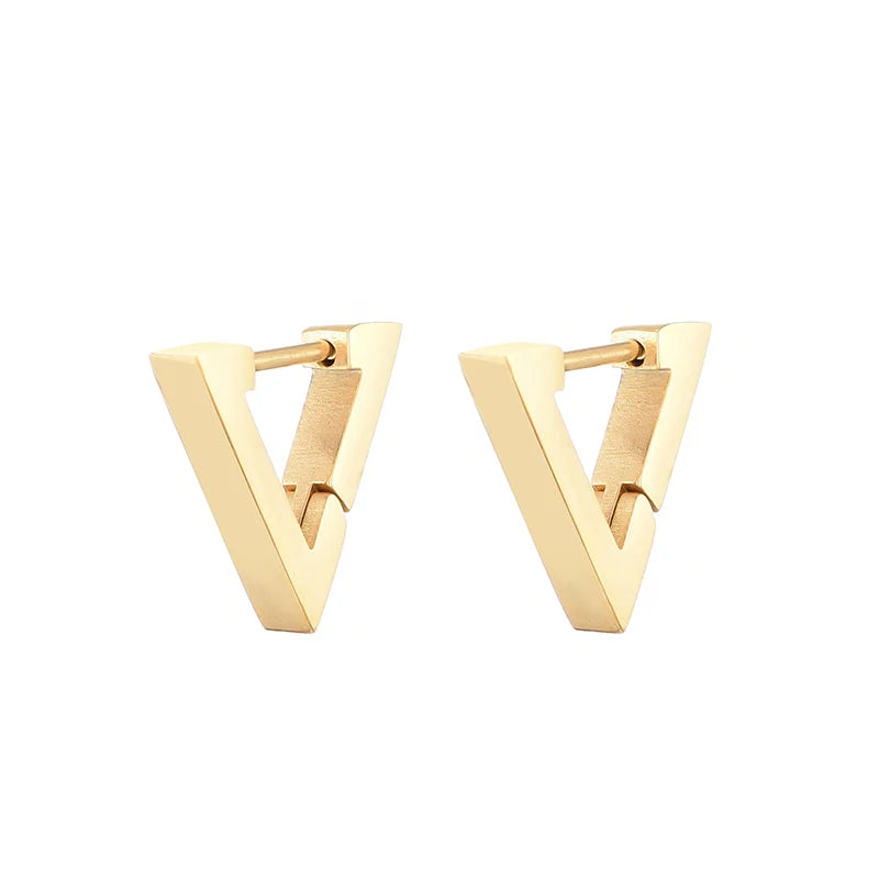 Hoop Earrings Star Oval Rectangle Round Triangle