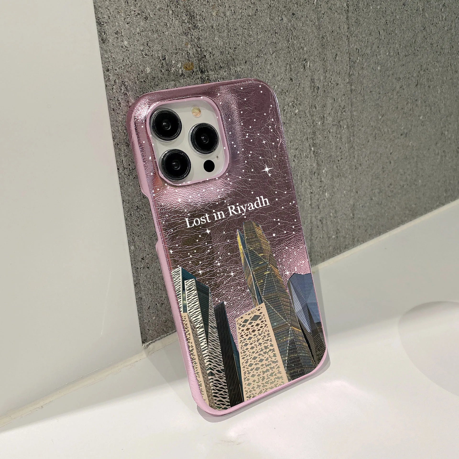 Lost in Riyadh Leather Case