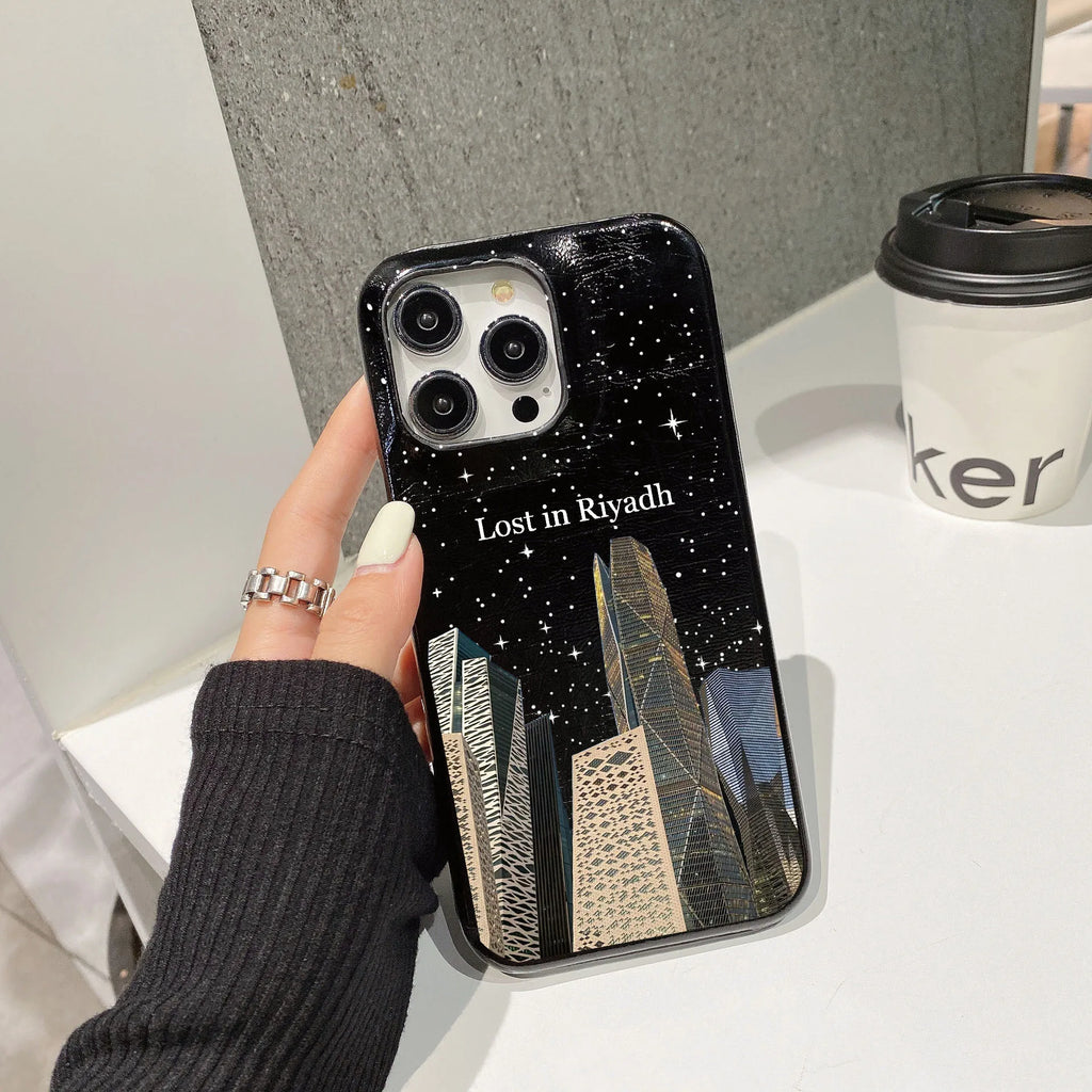 Lost in Riyadh Leather Case