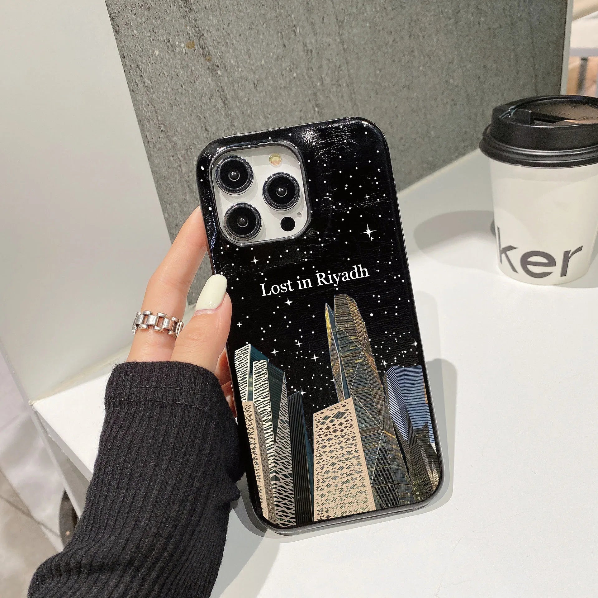 Lost in Riyadh Leather Case