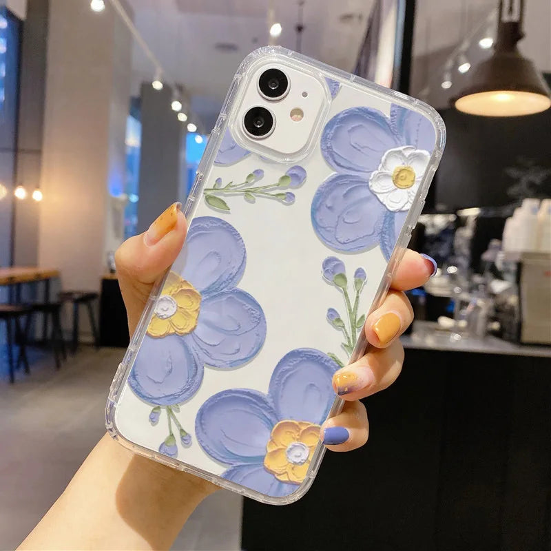 Sunflower Clear Phone Cases