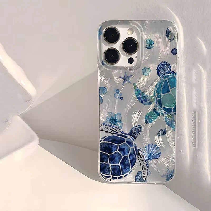 Sea Turtle Beach Pattern Phone Case For Samsung