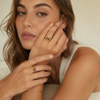 Horse Eye Zircon Ring