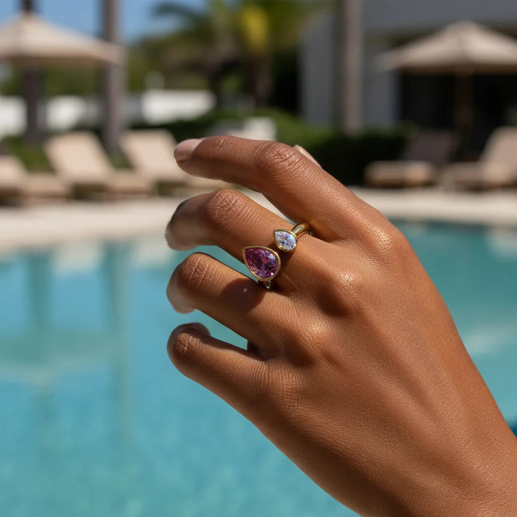 Opening Zircon Ring