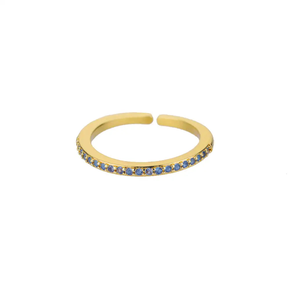 Mini Zircon Ring Adjustable