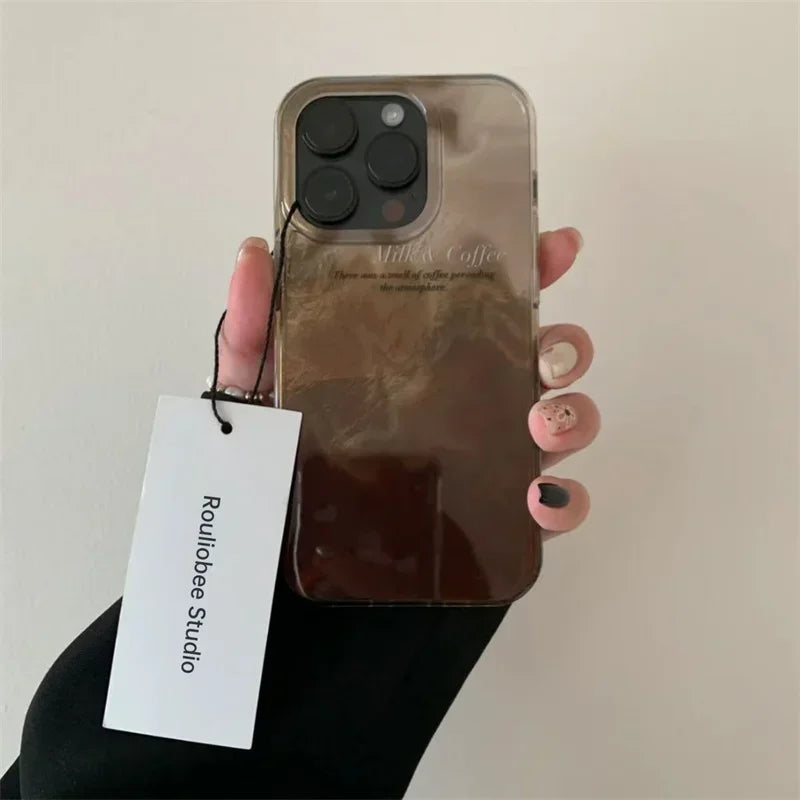 Coffee Color Blending Gradient Phone Case
