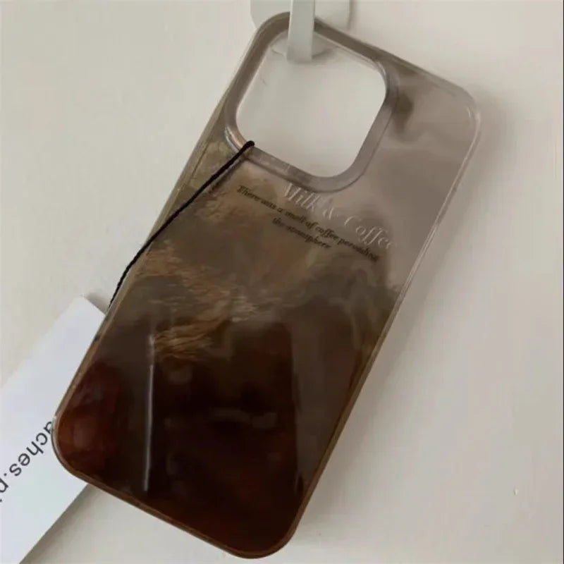 Coffee Color Blending Gradient Phone Case