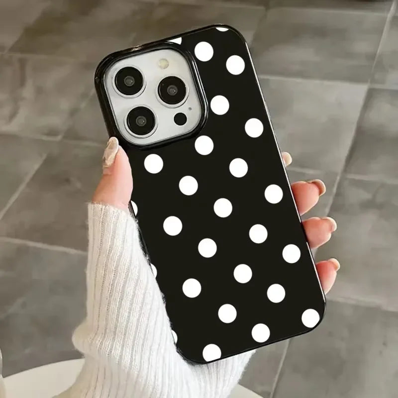 White Dots Phone Case For IPhone