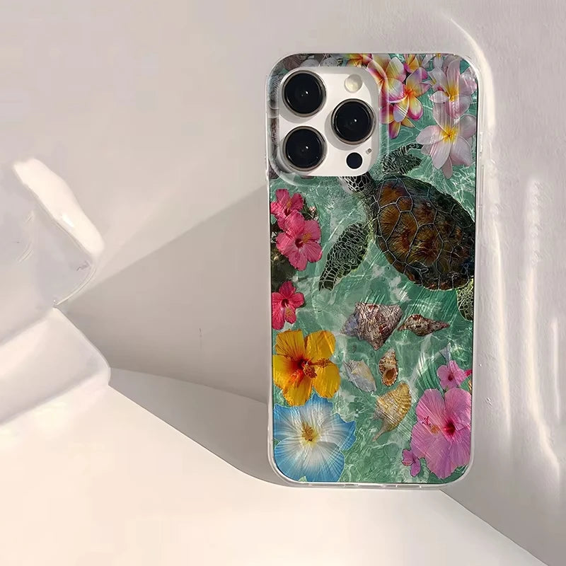 Sea Turtle Beach Pattern Phone Case For Samsung