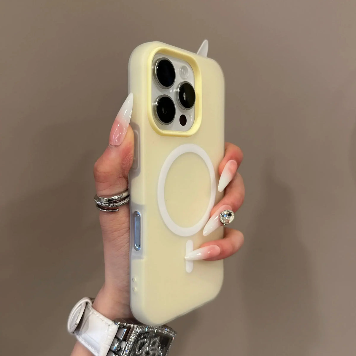 Candy Color 2 IN 1 Magsafe Phone Case For iPhone