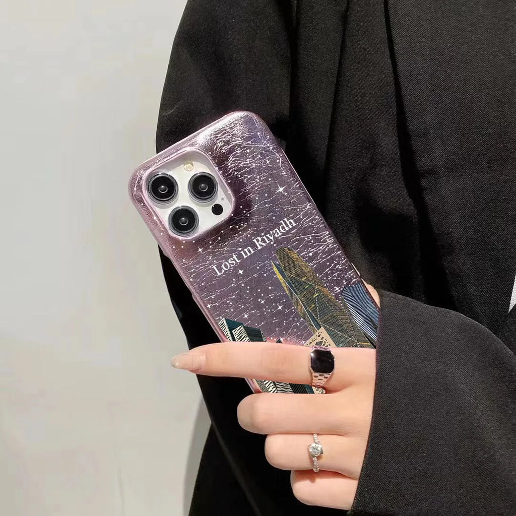Lost in Riyadh Leather Case