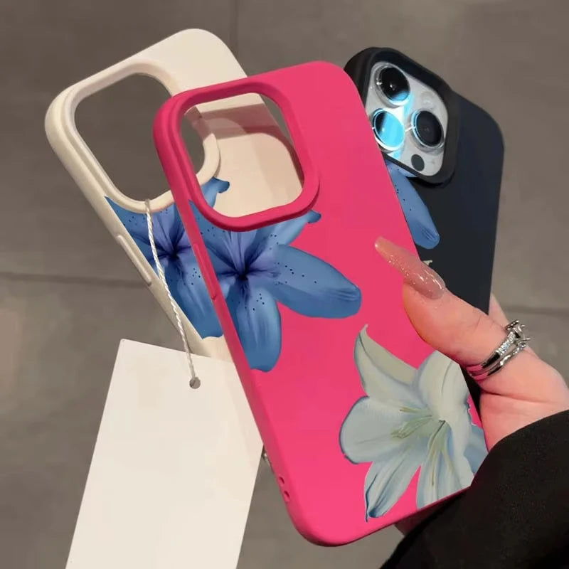 Elegant Lily Lichee Pattern Phone Case