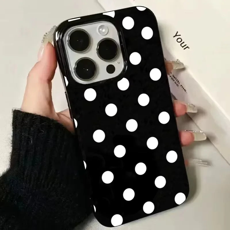White Dots Phone Case For IPhone