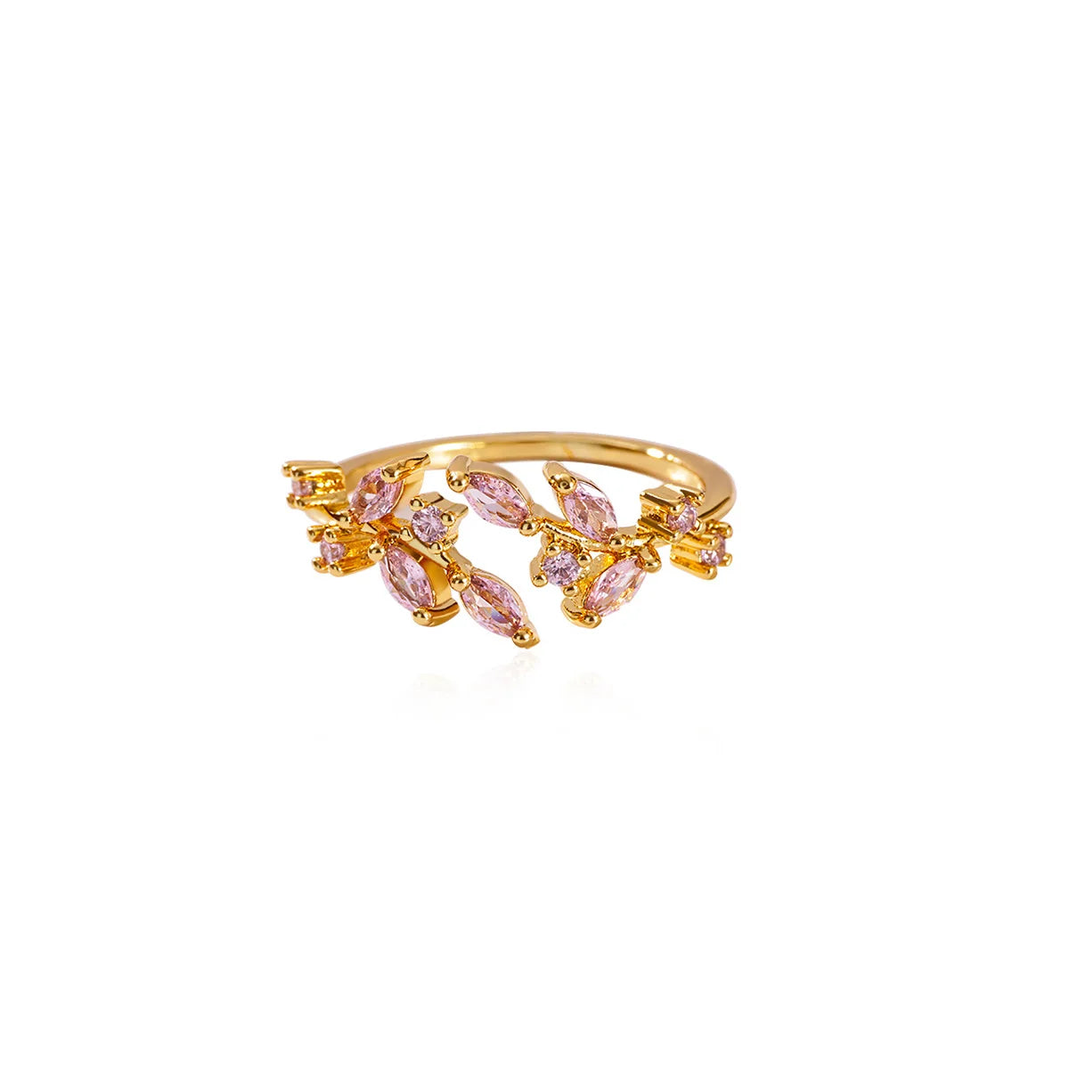 Leaf Open Adjustable Ring