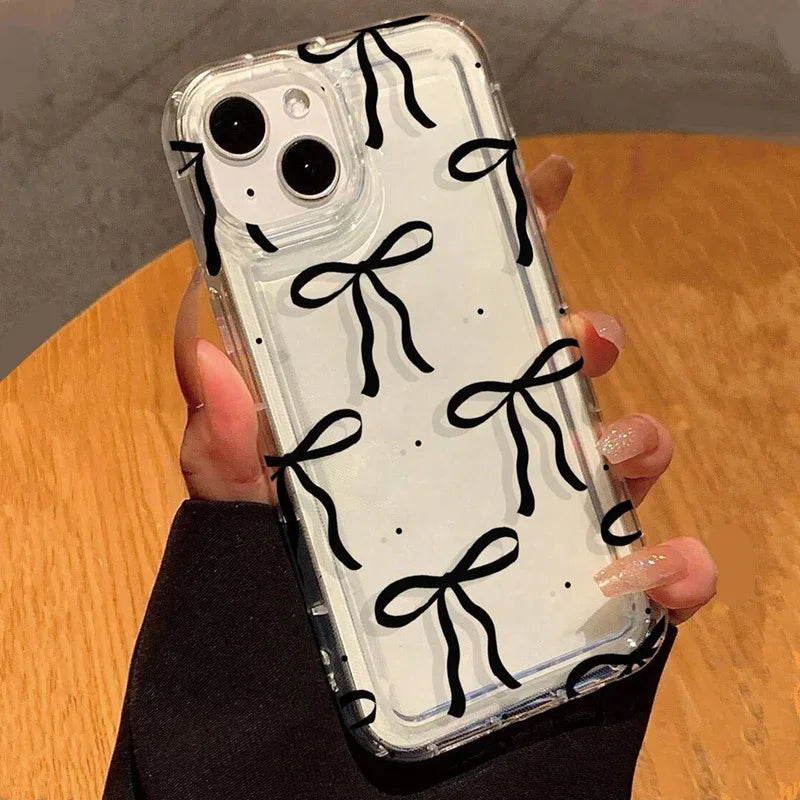 Cute Heart Bow Case for