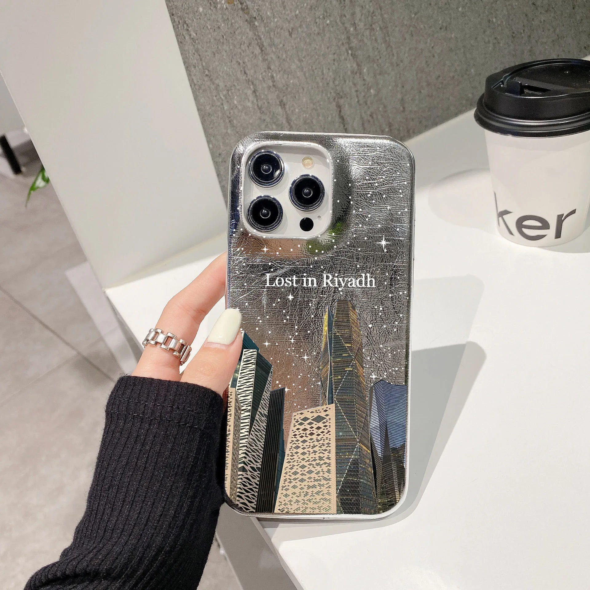 Lost in Riyadh Leather Case