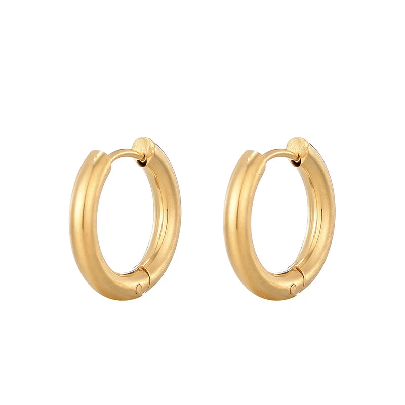 Hoop Earrings Star Oval Rectangle Round Triangle