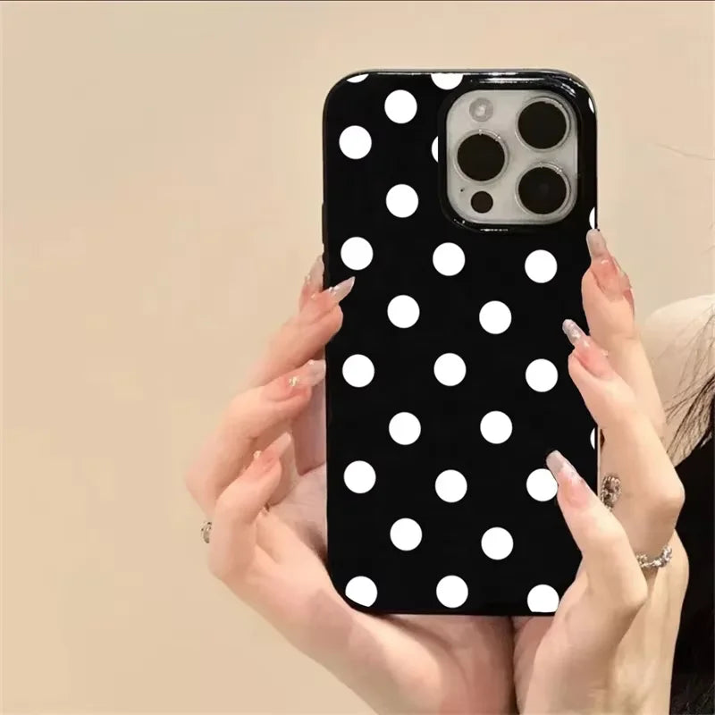 White Dots Phone Case For IPhone