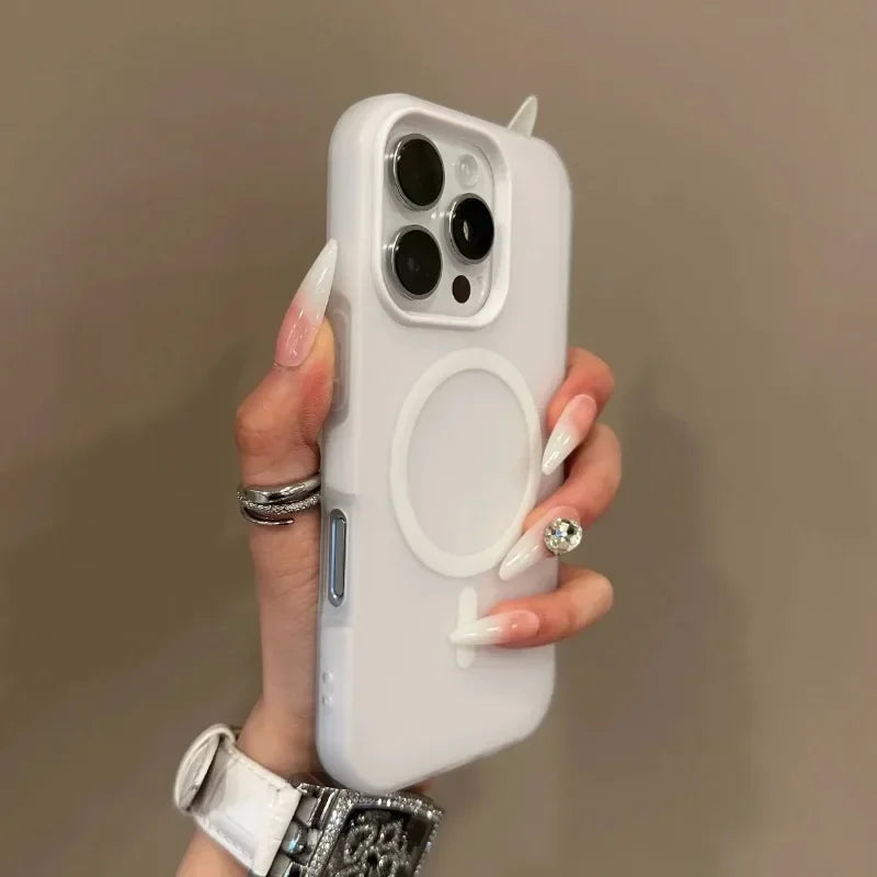 Candy Color 2 IN 1 Magsafe Phone Case For iPhone