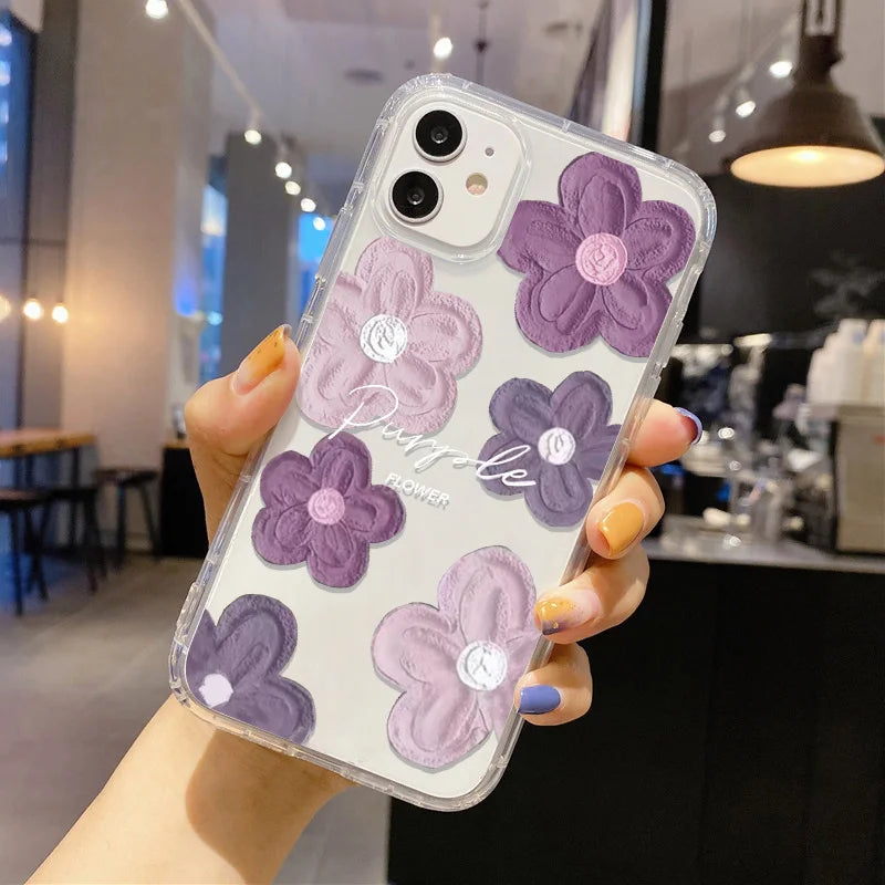 Sunflower Clear Phone Cases